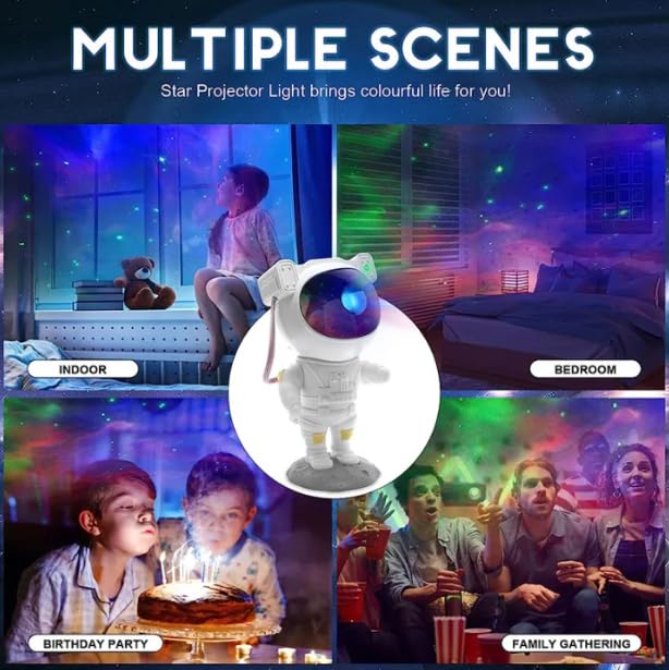 Toy Imagine Astronaut Light Lamp – Galaxy Projector Night Light & Space Toy for Kids Room Décor, LED Gift for Boys & Girls