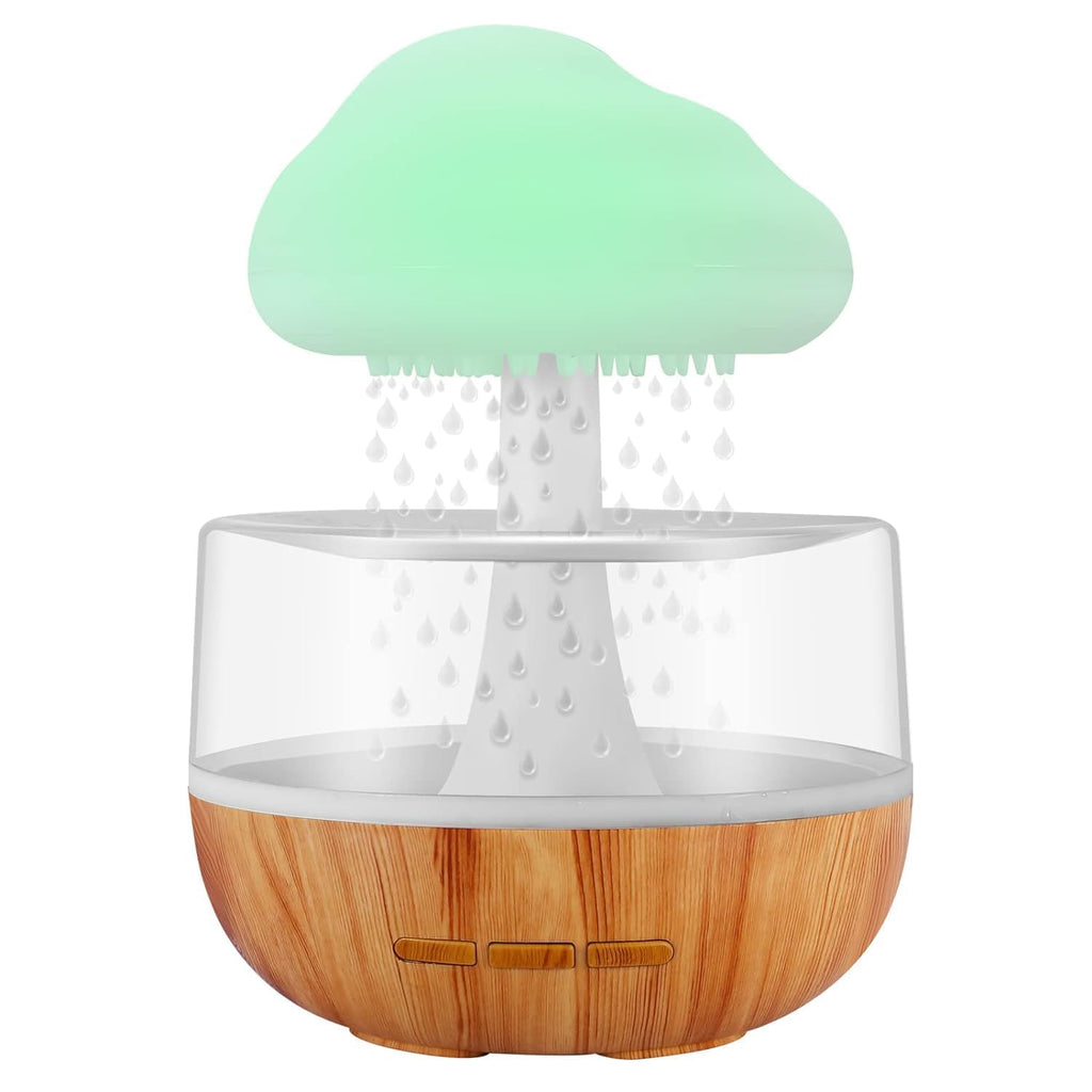 Flame Humidifier & Essential Oil Diffuser – Portable Noiseless Aroma Machine with Atmosphere Light for Home & Office (Deer Flame / Cloud Rain) - KIDELLE & CO.