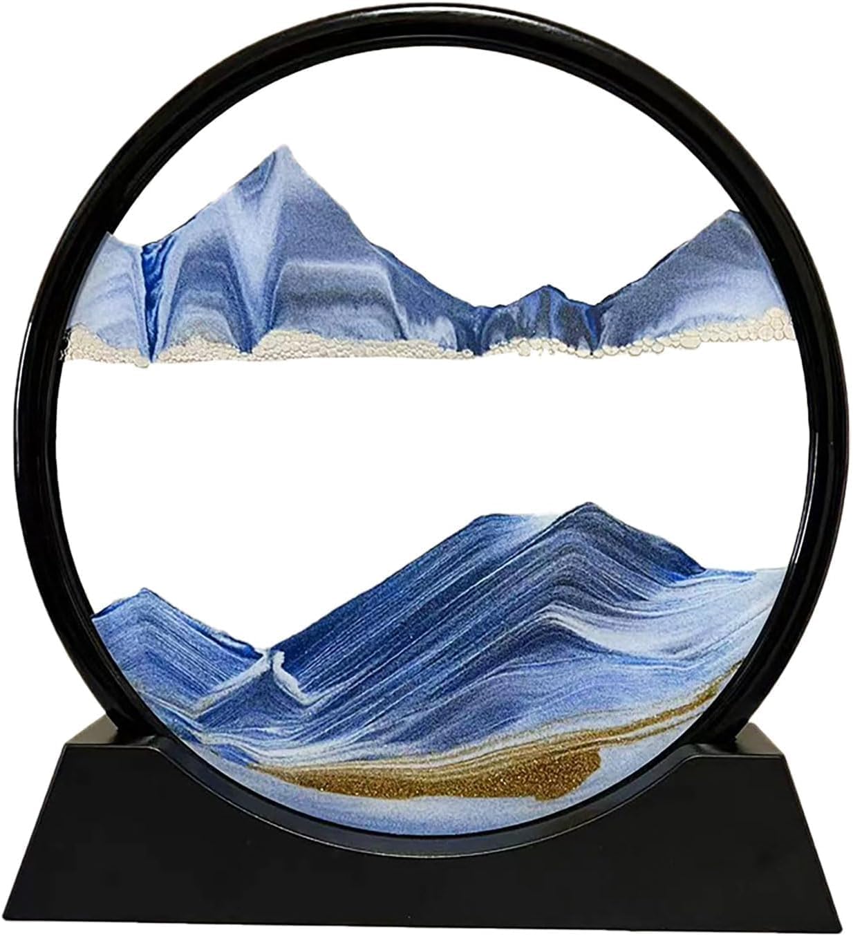 Moving Sand Art Picture – 3D Glass Liquid Painting | Natural Landscape Showpiece for Home & Office Decor - KIDELLE & CO.