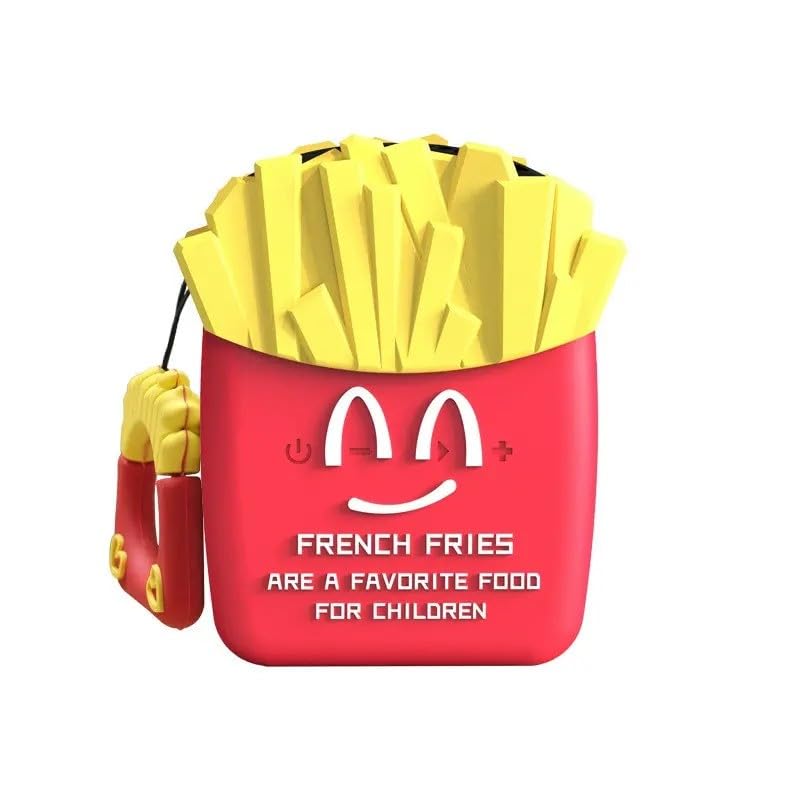 Rechargeable Mini Bluetooth Speaker – Cute French Fries Design, Portable Wireless Speaker for Kids, 8H Playtime, Deep Bass Stereo Sound (Boys & Girls) - KIDELLE & CO.